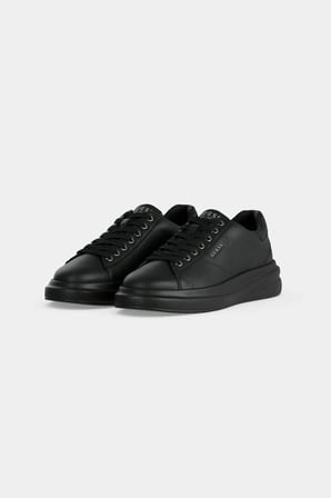 Guess Elba Erkek Deri Siyah Sneaker