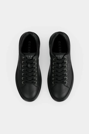 Guess Elba Erkek Deri Siyah Sneaker