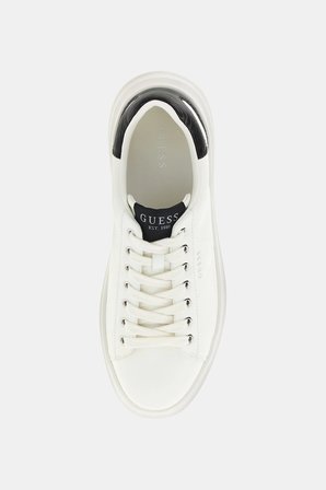 Guess Elba Erkek Deri Beyaz Sneaker