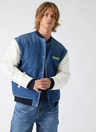 Guess Jeans Mavi Erkek Denim Ceket M6YN03D2256-GJMS Guess Jeans Denim