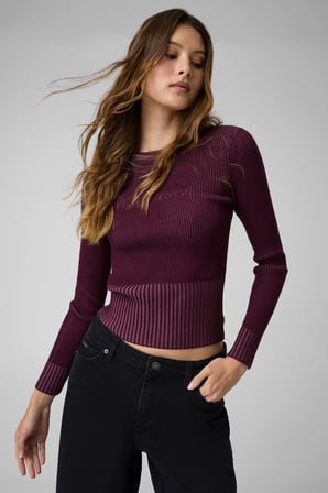 GJ LS CN EMBOSSED RIB SWTR
