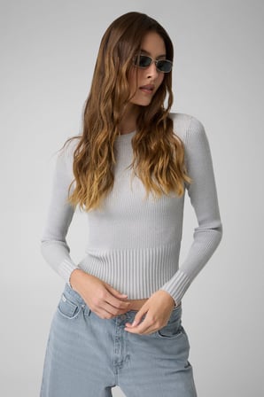 GJ LS CN EMBOSSED RIB SWTR