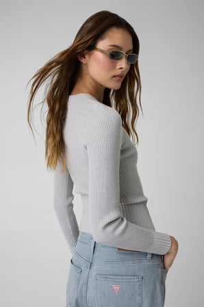 GJ LS CN EMBOSSED RIB SWTR