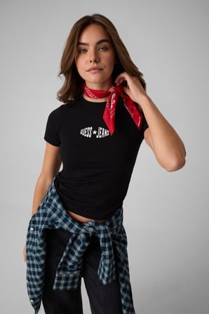 GJ PRINT SLIM TEE
