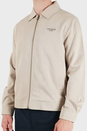 Guess Dressy Pamuklu Regular Fit Klasik Yaka Mont M6YL21W2812 Erkek MONT M6YL21 W2812 G1CA BEJ