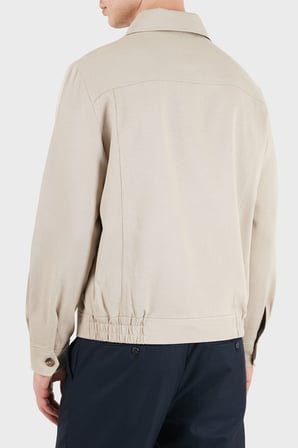 Guess Dressy Pamuklu Regular Fit Klasik Yaka Mont M6YL21W2812 Erkek MONT M6YL21 W2812 G1CA BEJ