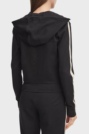 Guess Fausta Slim Fit Kapüşonlu Yaka Fermuarlı Sweat V6BQ02K6254 Kadın SWEAT V6BQ02 K6254 JBLK SİYAH