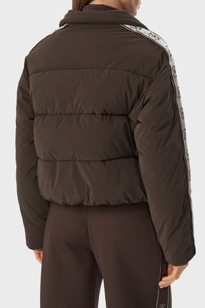 Guess Kapitoneli Logolu Regular Fit Dik Yaka Şişme Mont V5BL11WGYC2 Kadın MONT V5BL11 WGYC2 G1EA KAHVE