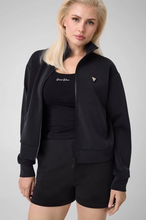 OLYMPE HIGH NECK FULL ZIP SWEA