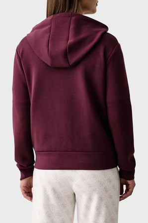 Guess Olympe Scuba Regular Fit Kapüşonlu Fermuarlı Sweat V4YQ06KCAY2 Kadın SWEAT V4YQ06 KCAY2 G596 BORDO