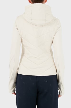Guess Grazia Kapitoneli Kapüşonlu Slim Fit Mont V6BL12W4503 Kadın MONT V6BL12 W4503 G1E0 KREM