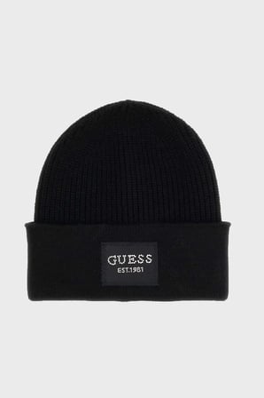 Guess Knitted Logolu Bere AW5631VIS01 Kadın BERE AW5631 VIS01 BLA SİYAH