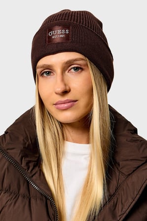 Guess Knitted Logolu Bere AW5631VIS01 Kadın BERE AW5631 VIS01 BTC KOYU KAHVE