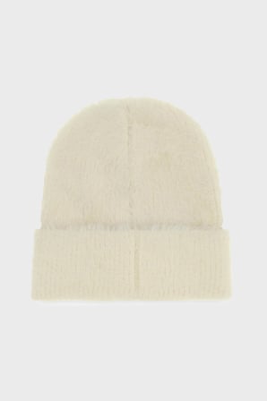 Guess Knitted Logolu Örme Bere AW5633POL01 Kadın BERE AW5633 POL01 OFF EKRU