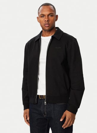 Guess Siyah Erkek Sweatshirt M6BQ24K6164-JBLK Jack Sweatshirt