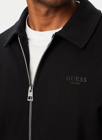 Guess Siyah Erkek Sweatshirt M6BQ24K6164-JBLK Jack Sweatshirt