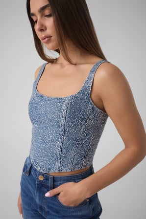 Gala Kadın Denim Büstiyer