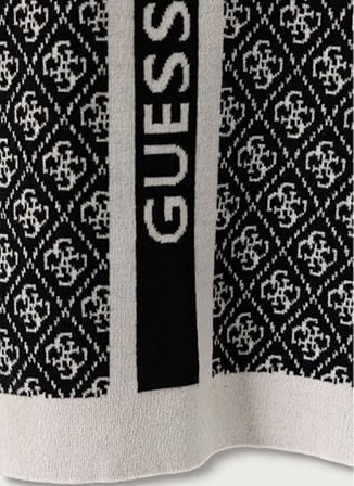 Guess Siyah Kadın Desenli Atkı W4BZ22Z3JD2-FJGC