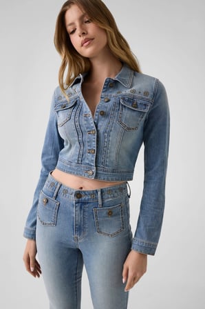 Azure Kadın Denim Ceket