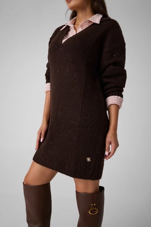 Jolene Kadın Yün Karışımlı Comfort Fit Elbise