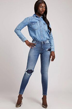 Guess Skinny Kadın Denim Pantolon  W2RA46D3ZTF