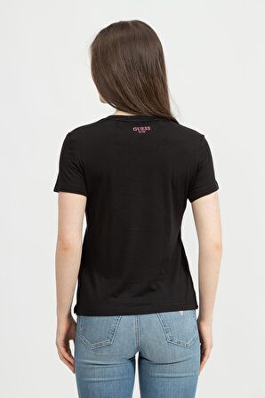 Guess Ss Cn Elsie Tee Kadın Bisiklet Yaka T-Shirt