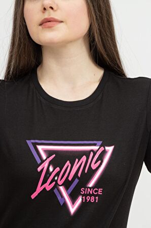 Guess Ss Cn Elsie Tee Kadın Bisiklet Yaka T-Shirt
