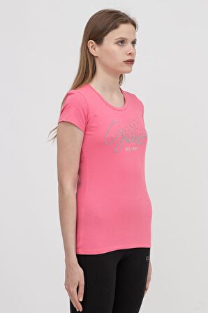 Guess Ss Cn Chloe Tee Kadın Bisiklet Yaka T-Shirt