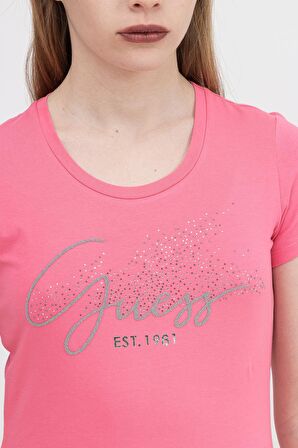 Guess Ss Cn Chloe Tee Kadın Bisiklet Yaka T-Shirt