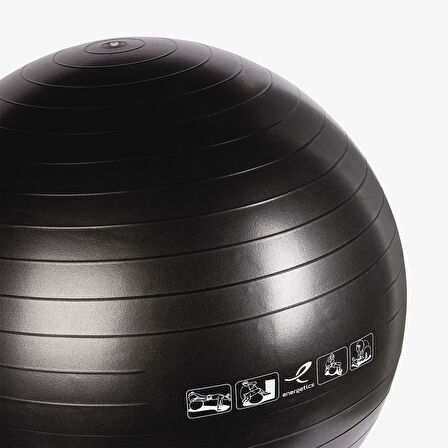 Energetics Unisex Gri Pilates Topu