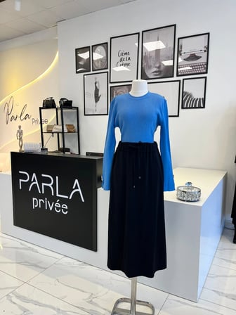 Sentez Pure Yanı Biyeli Etek