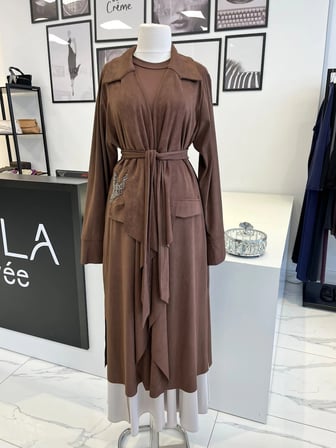 Orhan Store Nakış Detaylı Süet Kap