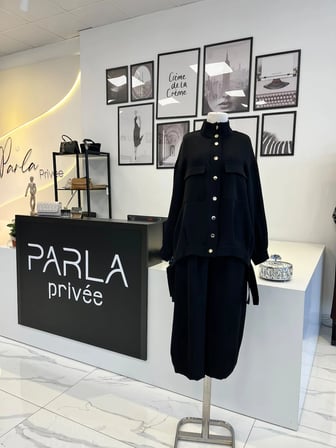Nuss Gold Detaylı Cepli Pantolon Takım