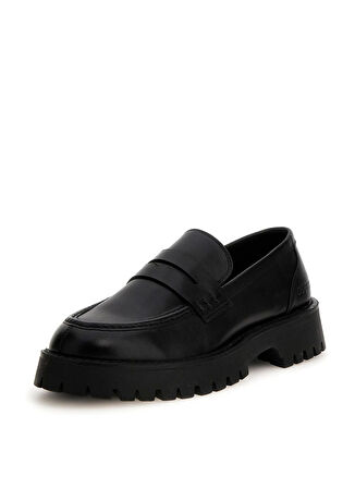 Guess Deri Siyah Erkek Günlük Ayakkabı GORIZIA MOC