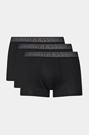 Erkek Joe 3'lü Boxer - Siyah | M