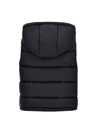 Guess Siyah Kadın Dik Yaka Yelek V4RL02WFYE2JBLK-BREANA SLEEVELESS