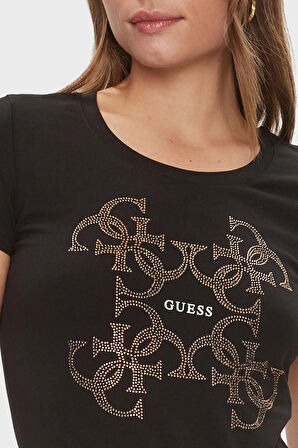 Guess Bayan T Shirt W4RI35J1314 JBLK