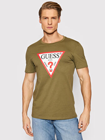 Erkek Üçgen Logolu T-shirt | M