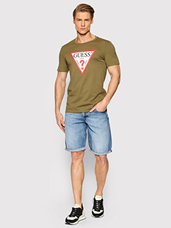 Erkek Üçgen Logolu T-shirt | M