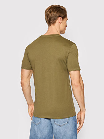 Erkek Üçgen Logolu T-shirt | M