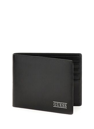 Guess Siyah Erkek 1,5x9,8x12 cm Deri Cüzdan NEW BOSTON SLG - LEA27