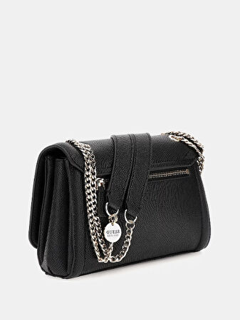 Kadın Saffiano Noelle Mini Çapraz Çanta - Siyah  | undefined