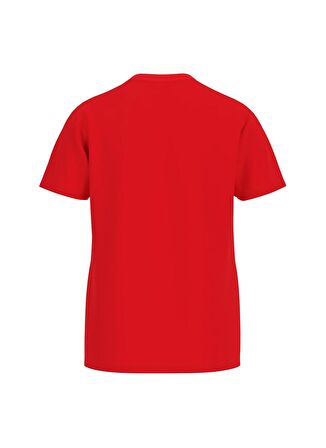 Guess Bisiklet Yaka Desenli Kırmızı Erkek T-Shirt F3GI00K8HM0-G5Q4