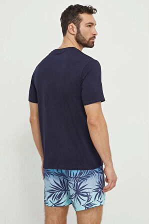 Guess Erkek Lacivert Basic Tişört