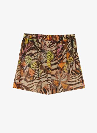 Guess Lastikli Bel Normal Çok Renkli Kadın Şort E4GD02WDW82-P1FZ