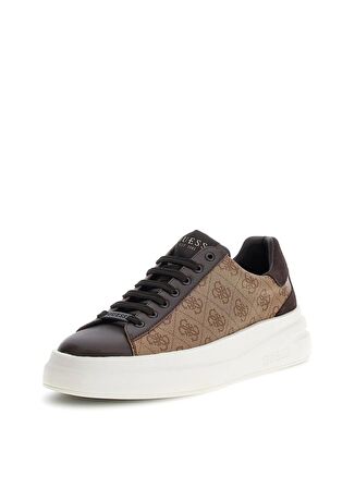 Guess Kahve - Bej Erkek Sneaker ELBA