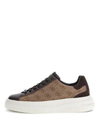 Guess Kahve - Bej Erkek Sneaker ELBA