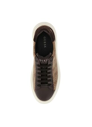 Guess Kahve - Bej Erkek Sneaker ELBA