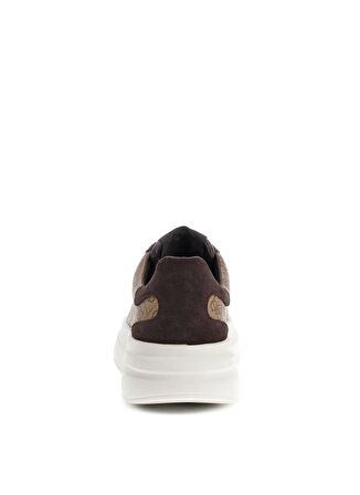 Guess Kahve - Bej Erkek Sneaker ELBA