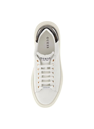 Guess Bej - Beyaz - Kahve Erkek Sneaker ELBA